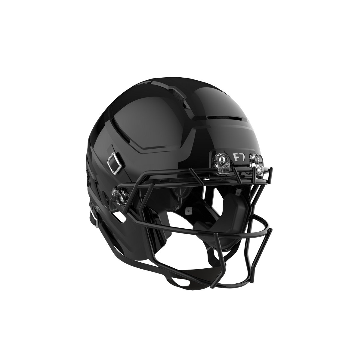 2xx youth football helmet ZERO2 X-Large / Molded Gloss Black / SO-212 Flow shock absorbers designed to adapt to high and low Riddell Victor-i Youth Football Helmet