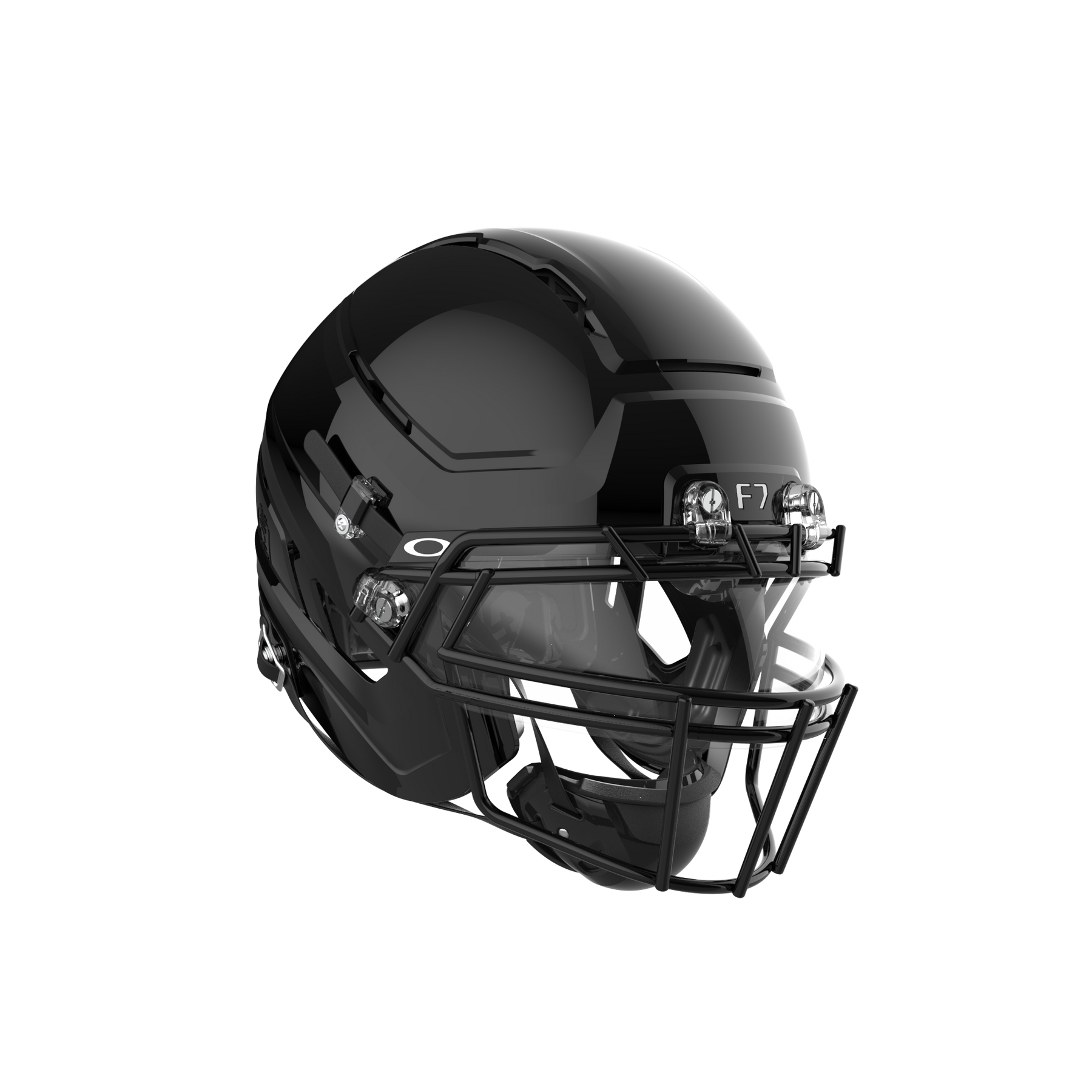 flat black helmet football Schutt F7 Air Elite Football Helmet Matte Black / Large / F7X EGOP III