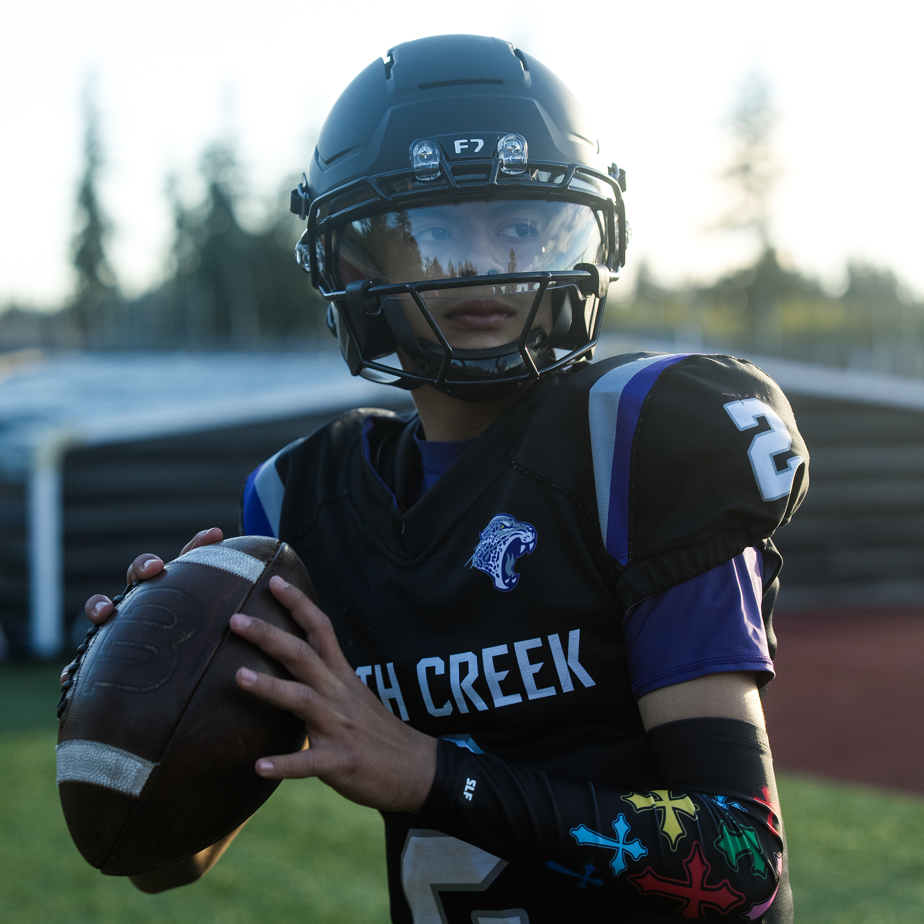 f7 football helmet small F7 AiR YOUTH ELITE HELMET