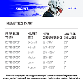 F7 AiR YOUTH ELITE HELMET