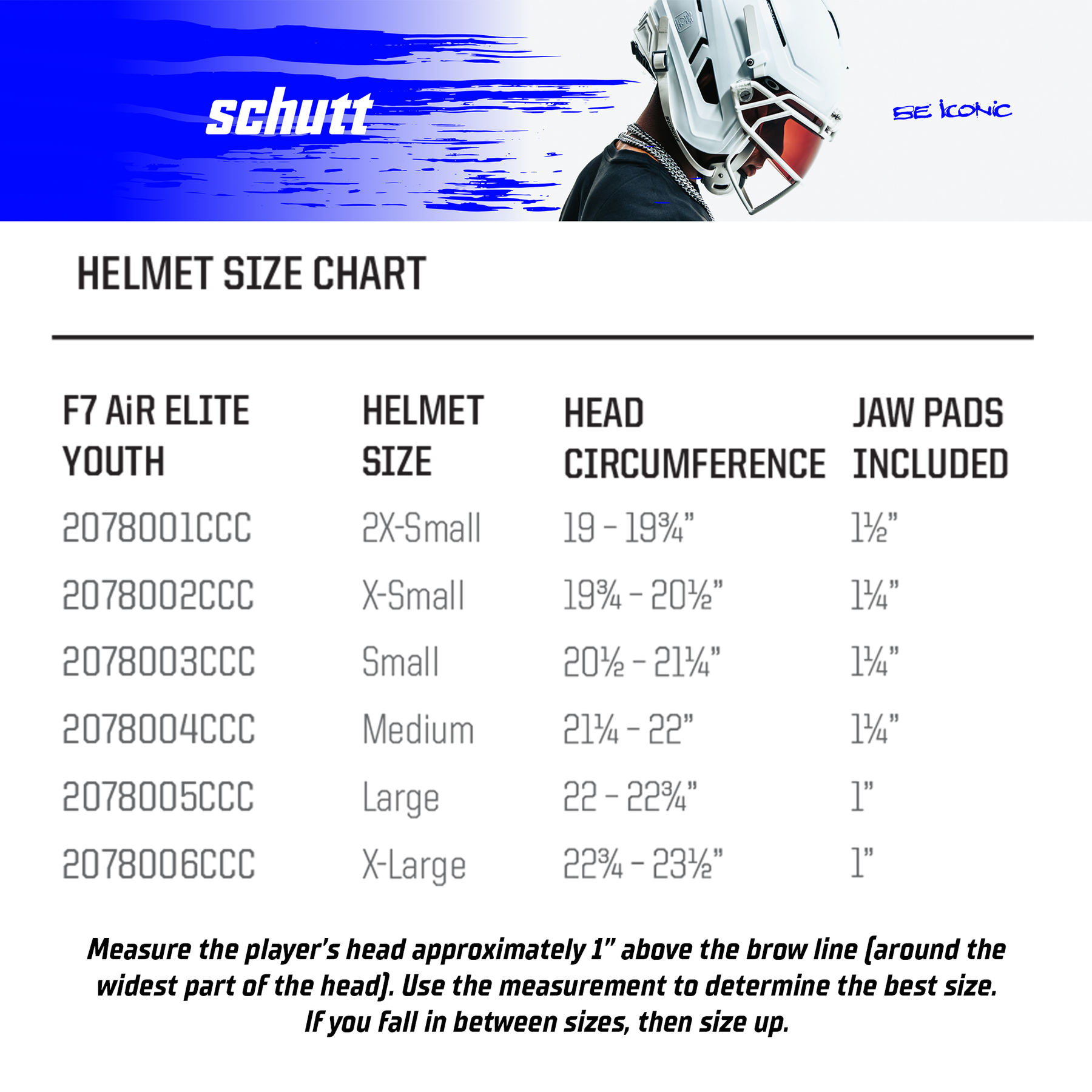 F7 AiR YOUTH ELITE HELMET
